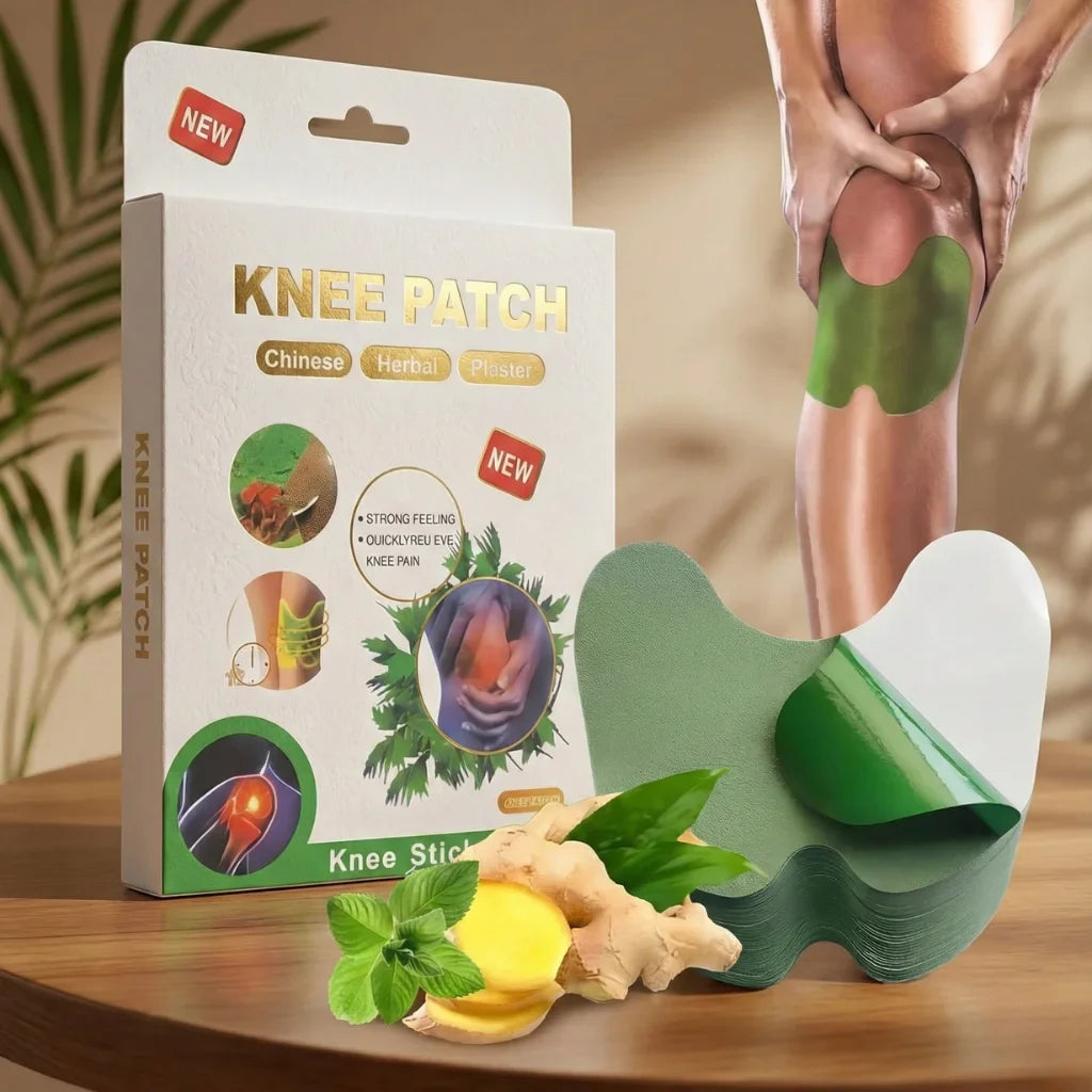 (20 Pcs) Self-Heating Herbal Knee Patches – Warm Comfort Pads for Daily Use